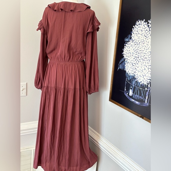Universal Thread Dusty Rose Long Sleeve Dress - Picture 5 of 7